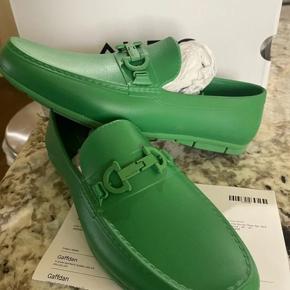 Aldo Green Loafers for Men size 10 - Picture 4 of 4